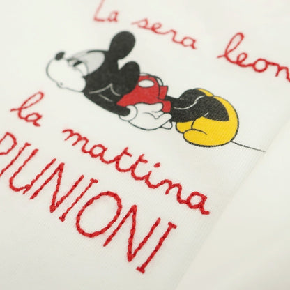 【新品】エムシーツー セントバーツ MC2 SAINT BARTH × Disney コットン クルーネック 半袖Ｔシャツ ホワイト【サイズL】【 状態ランクN 】【 メンズ 】