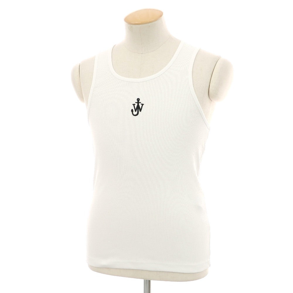 【新品】ジェイダブリューアンダーソン J.W.Anderson. ストレッチ コットン リブ タンクトップ ホワイト【サイズXS】【 状態ランクN 】【 メンズ 】