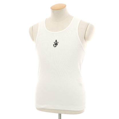【新品】ジェイダブリューアンダーソン J.W.Anderson. ストレッチ コットン リブ タンクトップ ホワイト【サイズXS】【 状態ランクN 】【 メンズ 】