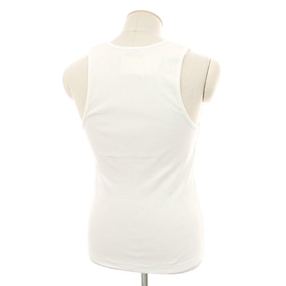 【新品】ジェイダブリューアンダーソン J.W.Anderson. ストレッチ コットン リブ タンクトップ ホワイト【サイズXS】【 状態ランクN 】【 メンズ 】