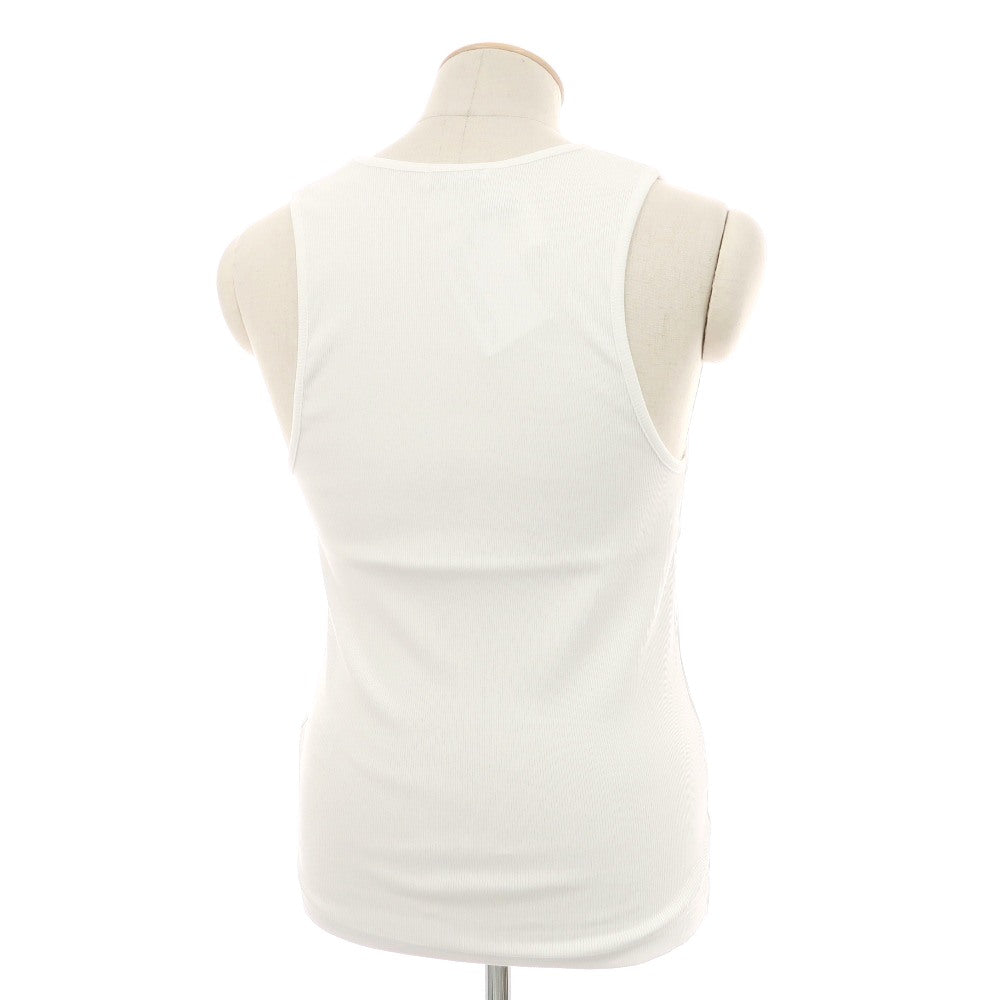 【新品】ジェイダブリューアンダーソン J.W.Anderson. ストレッチ コットン リブ タンクトップ ホワイト【サイズS】【 状態ランクN 】【 メンズ 】