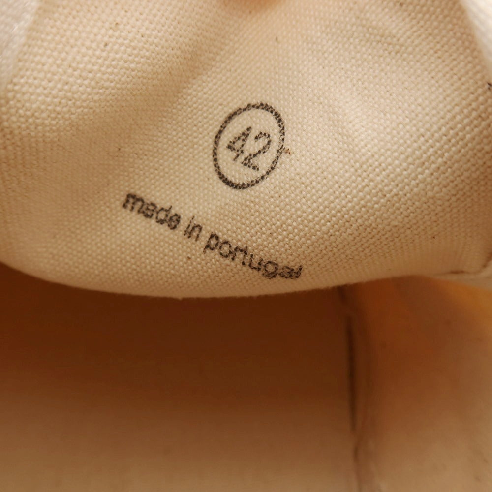 【新品】アミ ami キャンバス スニーカー オフホワイト【サイズ42】【 状態ランクN 】【 メンズ 】