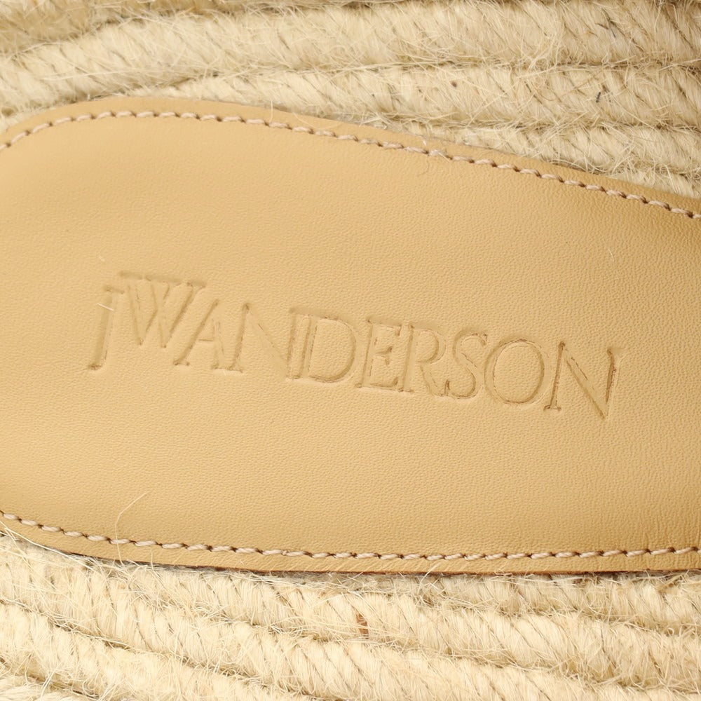 【新品】ジェイダブリューアンダーソン J.W.Anderson. キャンバス エスパドリーユ サンダル ブルーxライトブラウン【サイズ42】【 状態ランクN 】【 メンズ 】