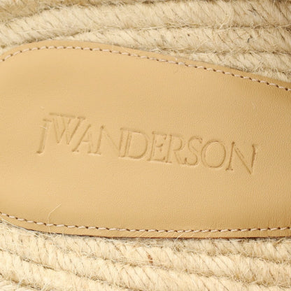 【新品】ジェイダブリューアンダーソン J.W.Anderson. キャンバス エスパドリーユ サンダル ブルーxライトブラウン【サイズ42】【 状態ランクN 】【 メンズ 】