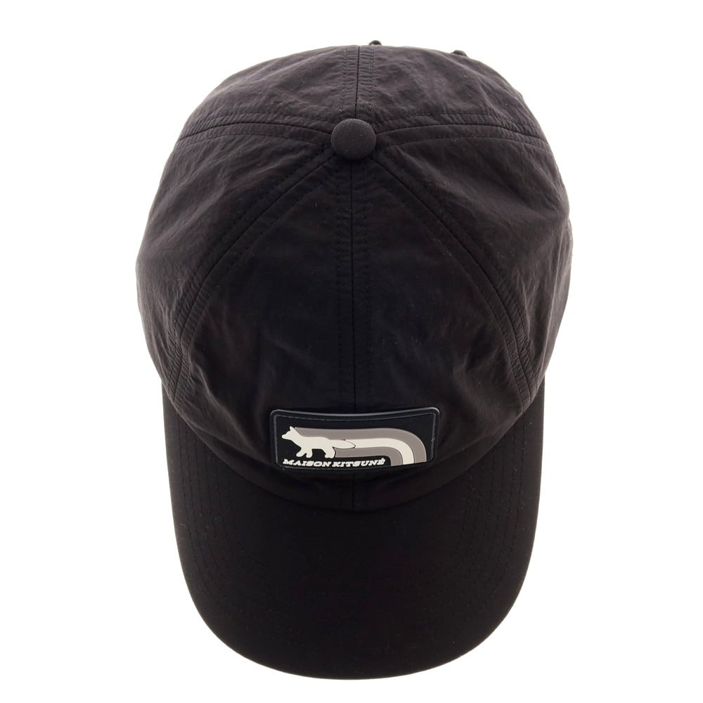 【新品】メゾンキツネ MAISON KITSUNE ナイロン BBキャップ ブラック【 FREE 】【 状態ランクN 】【 ユニセックス 】