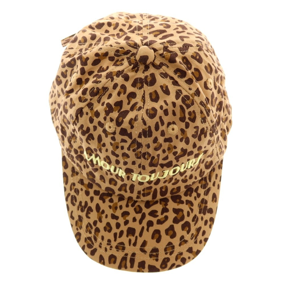 【新品】メゾンラビッシュ Maison Labiche レオパード柄 BBキャップ ベージュxブラウン【 FREE 】【 状態ランクN 】【 ユニセックス 】