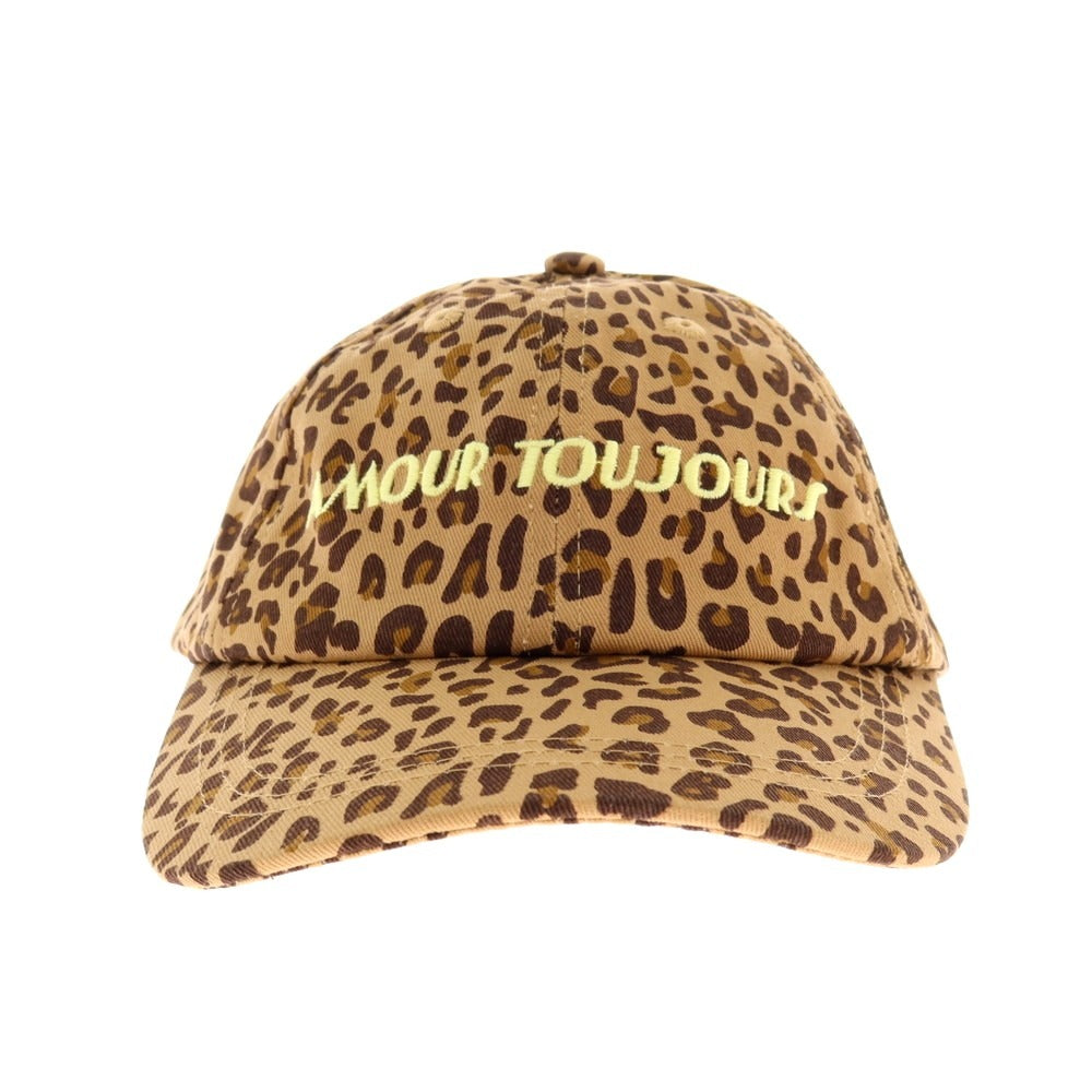 【新品】メゾンラビッシュ Maison Labiche レオパード柄 BBキャップ ベージュxブラウン【 FREE 】【 状態ランクN 】【 ユニセックス 】