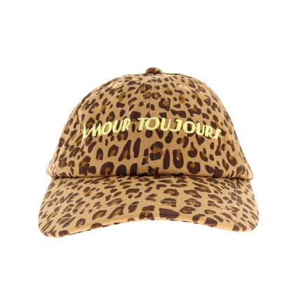 【新品】メゾンラビッシュ Maison Labiche レオパード柄 BBキャップ ベージュxブラウン【 FREE 】【 状態ランクN 】【 ユニセックス 】