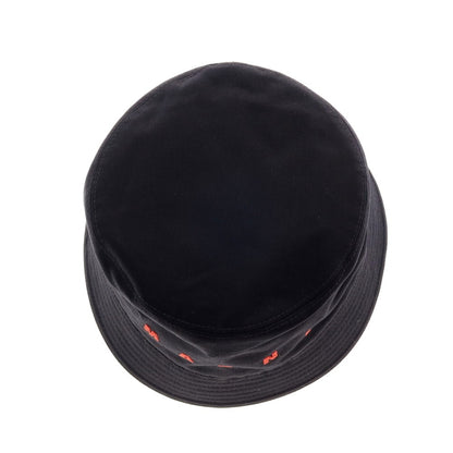 【新品】マルニ MARNI ツイルコットン ロゴ バケットハット ブラック【 M 】【 状態ランクN 】【 ユニセックス 】