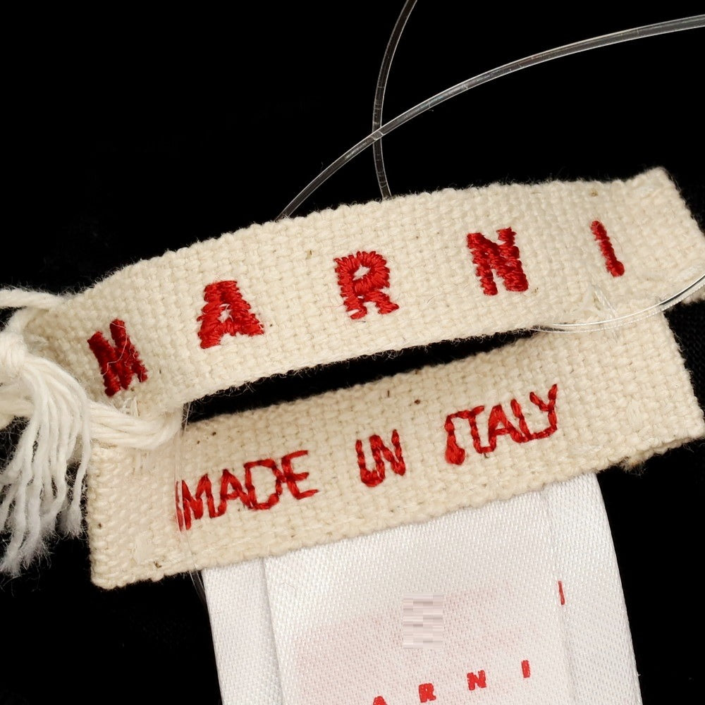 【新品】マルニ MARNI ツイルコットン ロゴ バケットハット ブラック【 L 】【 状態ランクN 】【 ユニセックス 】