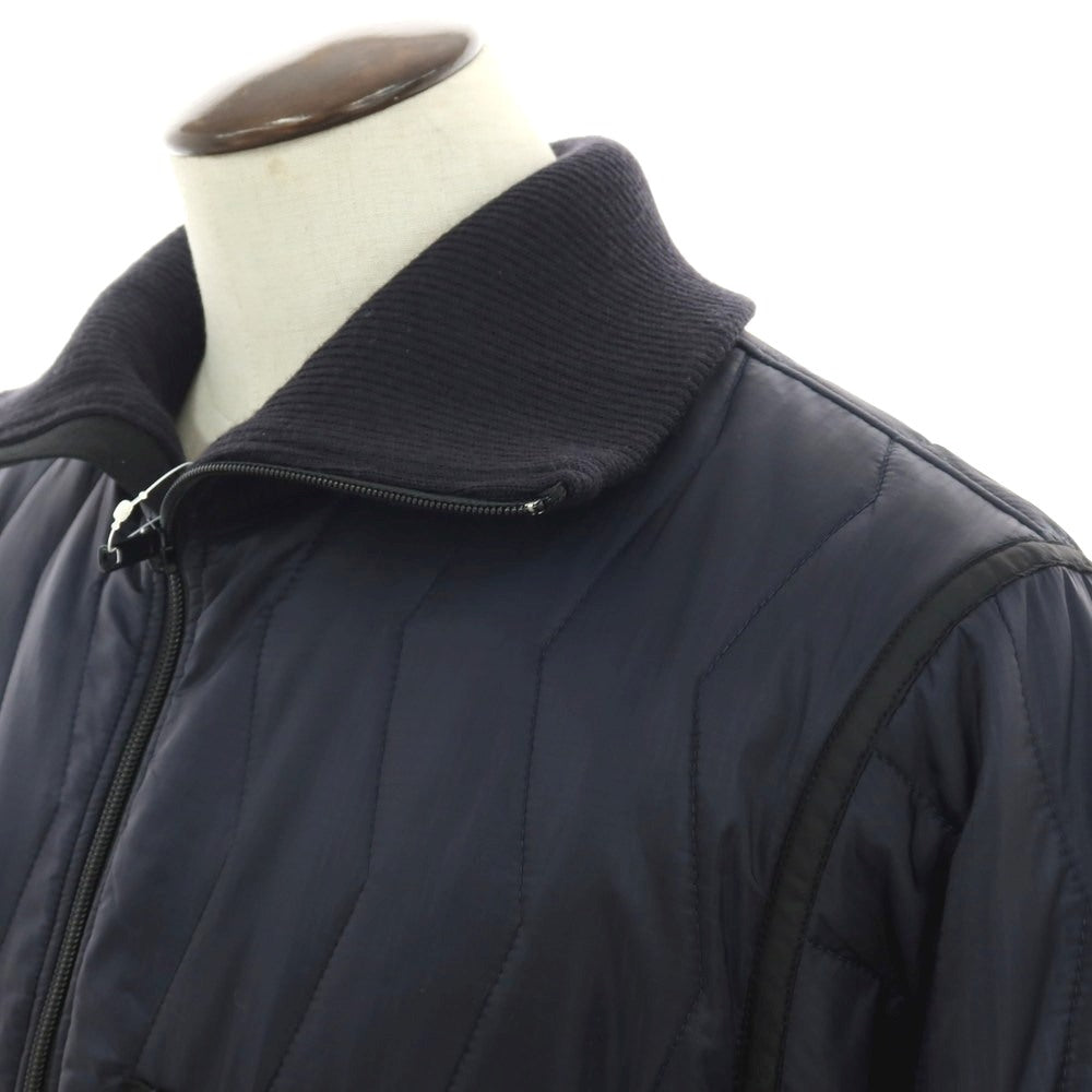 【中古】リパーパス RE-PURPOSE 2025年秋冬 ナイロン 中綿入り キルティングブルゾン ネイビー【サイズL】【 状態ランクB 】【 メンズ 】[BPD]