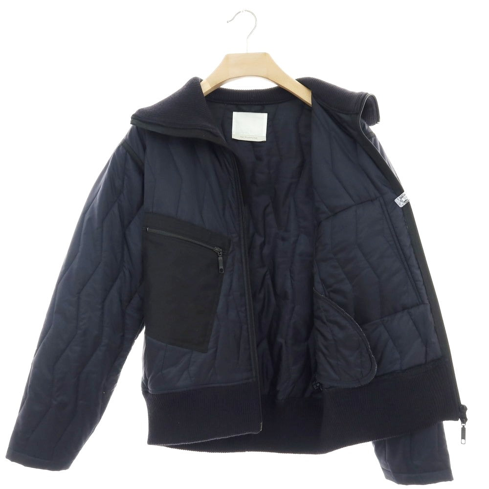 【中古】リパーパス RE-PURPOSE 2025年秋冬 ナイロン 中綿入り キルティングブルゾン ネイビー【 L 】【 状態ランクB 】【 メンズ 】
