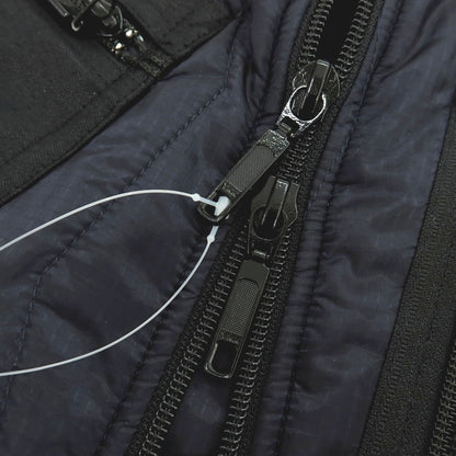 【中古】リパーパス RE-PURPOSE 2025年秋冬 ナイロン 中綿入り キルティングブルゾン ネイビー【 L 】【 状態ランクB 】【 メンズ 】