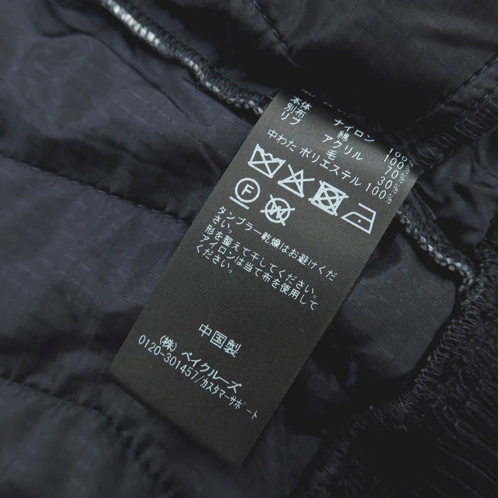 【中古】リパーパス RE-PURPOSE 2025年秋冬 ナイロン 中綿入り キルティングブルゾン ネイビー【サイズL】【 状態ランクB 】【 メンズ 】[BPD]