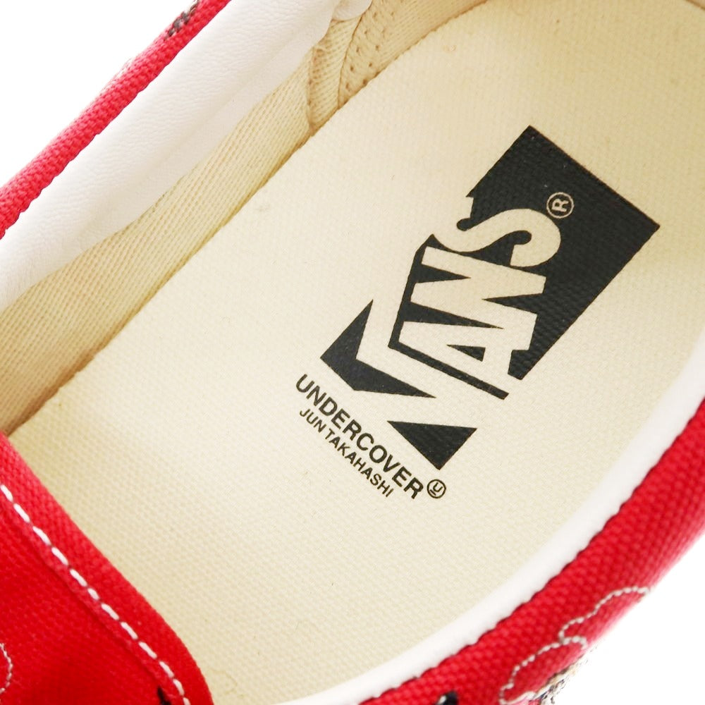 【中古】アンダーカバー UNDERCOVER × OTW by Vans 2025年秋冬 Old Skool 36 スニーカー レッド【 28cm 】【 状態ランクB 】【 メンズ 】