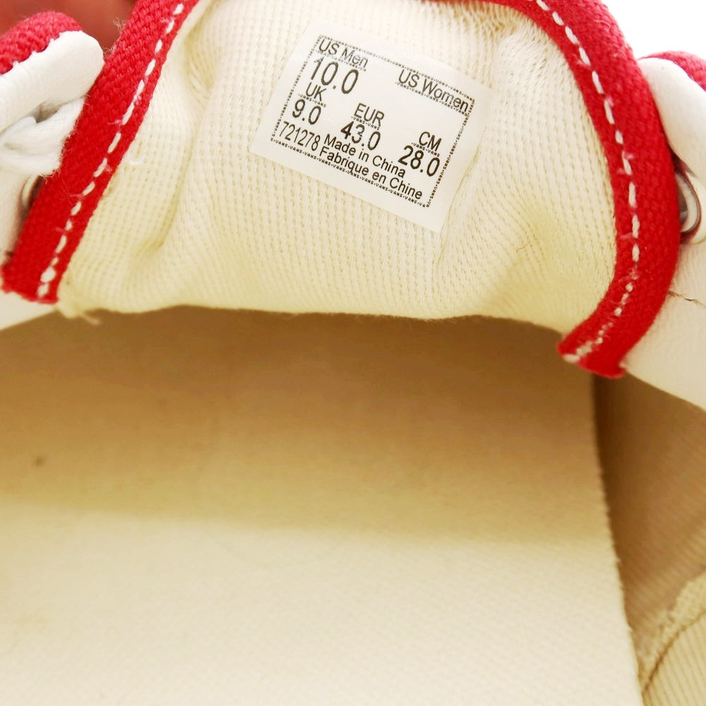 【中古】アンダーカバー UNDERCOVER × OTW by Vans 2025年秋冬 Old Skool 36 スニーカー レッド【 28cm 】【 状態ランクB 】【 メンズ 】