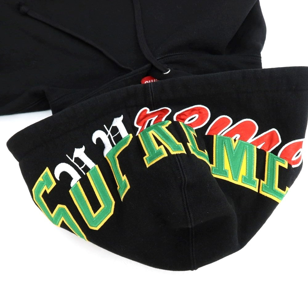 【中古】シュプリーム Supreme 2025年秋冬 Multi Logos Hooded Sweatshirt プルオーバー パーカー ブラック【サイズM】【 状態ランクA 】【 メンズ 】[BPD]