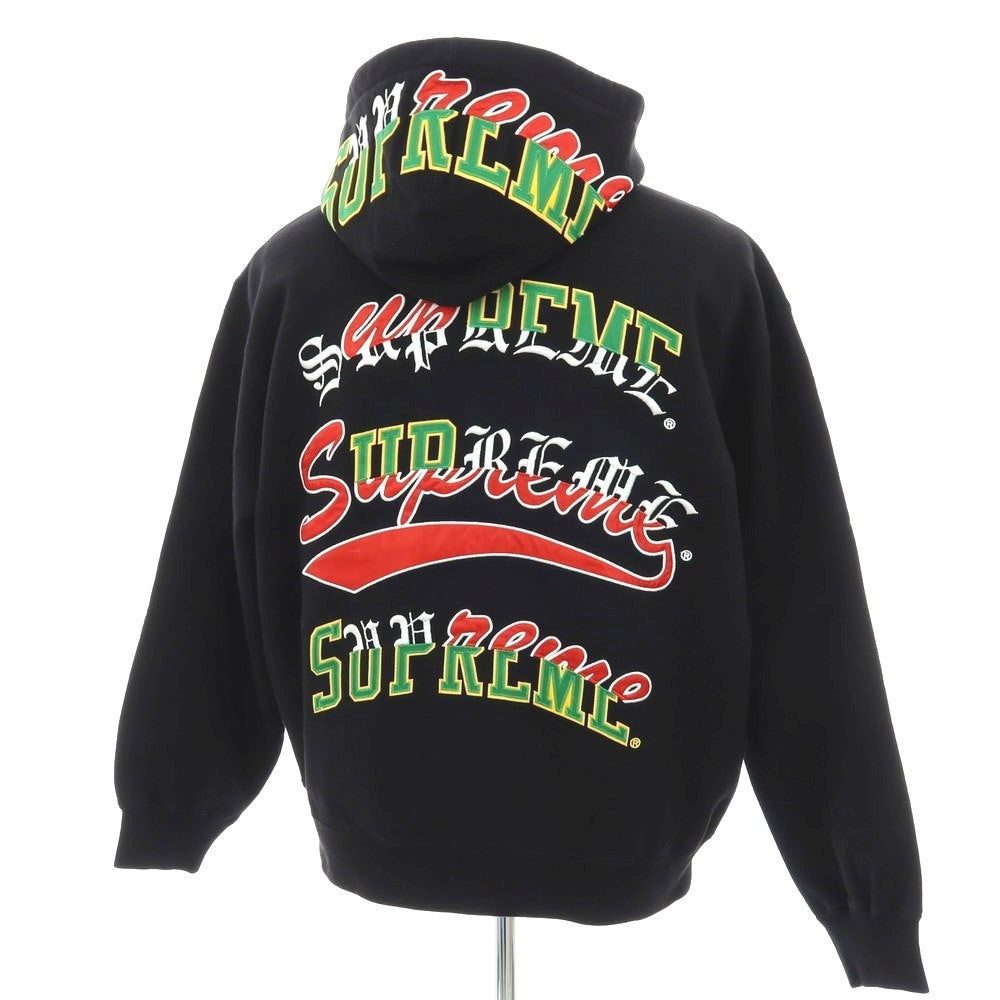 【中古】シュプリーム Supreme 2025年秋冬 Multi Logos Hooded Sweatshirt プルオーバー パーカー ブラック【サイズM】【 状態ランクA 】【 メンズ 】[BPD]