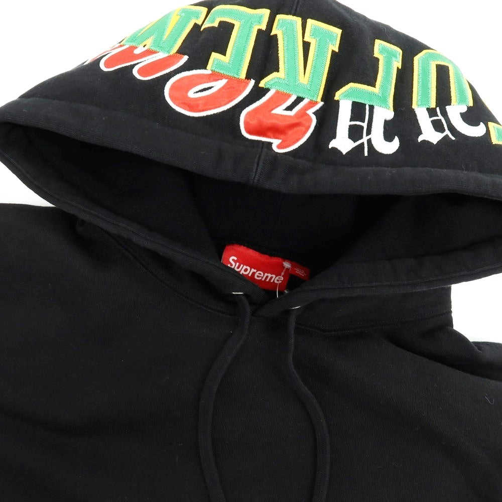 【中古】シュプリーム Supreme 2025年秋冬 Multi Logos Hooded Sweatshirt プルオーバー パーカー ブラック【サイズM】【 状態ランクA 】【 メンズ 】[BPD]