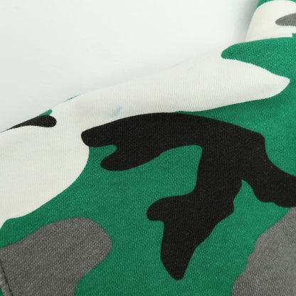 【中古】シュプリーム Supreme 2025年秋冬 Small Box Zip Up Hooded Sweatshirt カモフラ パーカー グリーンxグレー【 XL 】【 状態ランクA 】【 メンズ 】