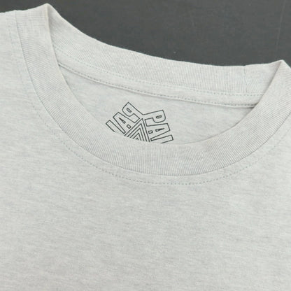 【中古】パレス スケートボード PALACE SKATEBOARDS TOKYOオープン記念 コットン クルーネック 半袖Ｔシャツ ライトグレー【 M 】【 状態ランクC 】【 メンズ 】