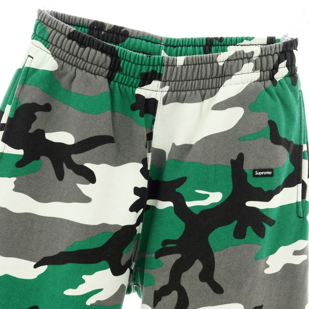 【中古】シュプリーム Supreme 2025年秋冬 Small Box Sweatpant カモフラージュ柄 スウェットパンツ グリーンxグレー【 S 】【 状態ランクB 】【 メンズ 】