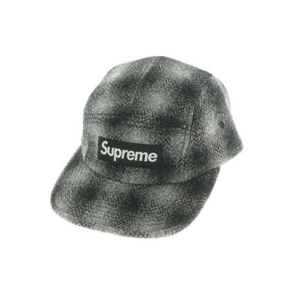 【中古】シュプリーム Supreme 2025年秋冬 Harris Tweed Camp Cap キャップ グレーxブラック【 ONE SIZE(58cm) 】【 状態ランクA 】【 メンズ 】
