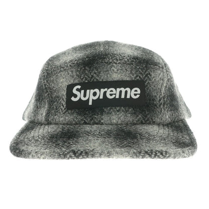 【中古】シュプリーム Supreme 2025年秋冬 Harris Tweed Camp Cap キャップ グレーxブラック【 ONE SIZE(58cm) 】【 状態ランクA 】【 メンズ 】