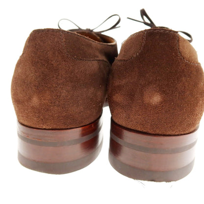 【中古】エンツォ ボナフェ Enzo Bonafe skoaktiebolaget別注 スエード Uチップ ドレスシューズ ブラウン【 7 】【 状態ランクB 】【 メンズ 】