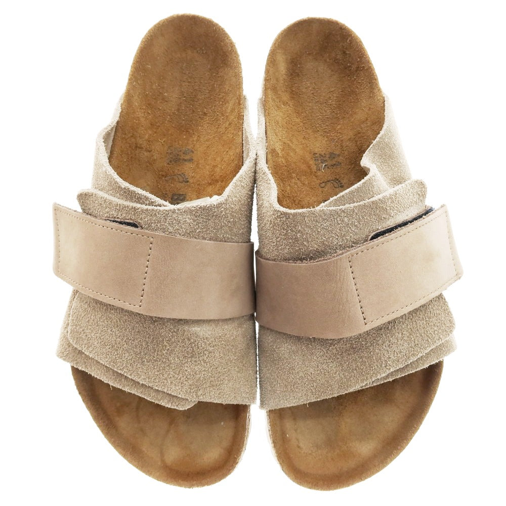 【中古】ビルケンシュトック BIRKENSTOCK スエード サンダル ベージュ【 41 】【 状態ランクC 】【 メンズ 】