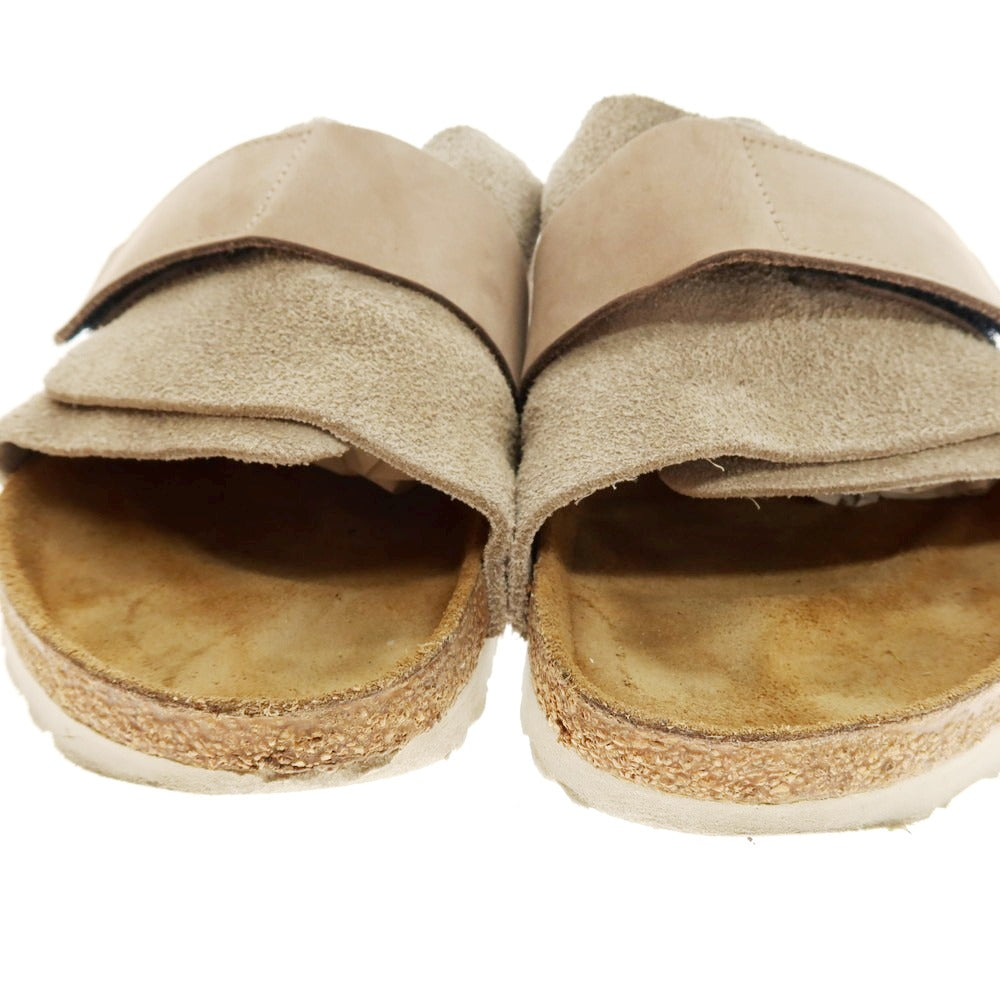 【中古】ビルケンシュトック BIRKENSTOCK スエード サンダル ベージュ【 41 】【 状態ランクC 】【 メンズ 】