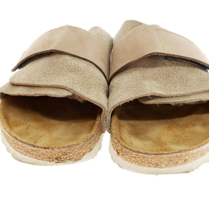 【中古】ビルケンシュトック BIRKENSTOCK スエード サンダル ベージュ【 41 】【 状態ランクC 】【 メンズ 】
