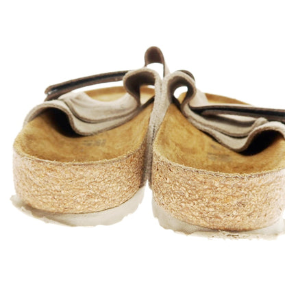 【中古】ビルケンシュトック BIRKENSTOCK スエード サンダル ベージュ【 41 】【 状態ランクC 】【 メンズ 】
