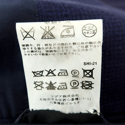 【中古】ラルディーニ LARDINI ウール チェック 2B テーラードジャケット ネイビー系【サイズ48】【 状態ランクD 】【 メンズ 】