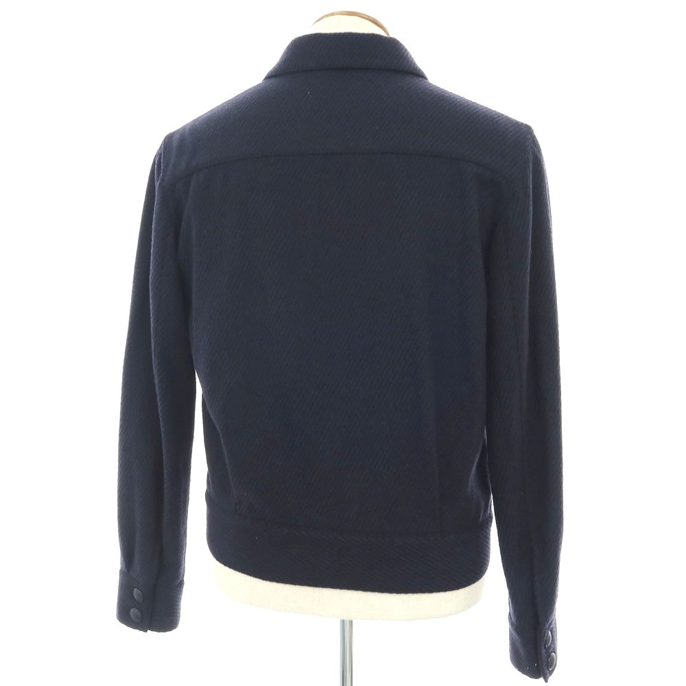 【中古】タリアトーレ TAGLIATORE TAKU ウールポリエステル ショートブルゾン ネイビー【 48 】【 状態ランクB 】【 メンズ 】