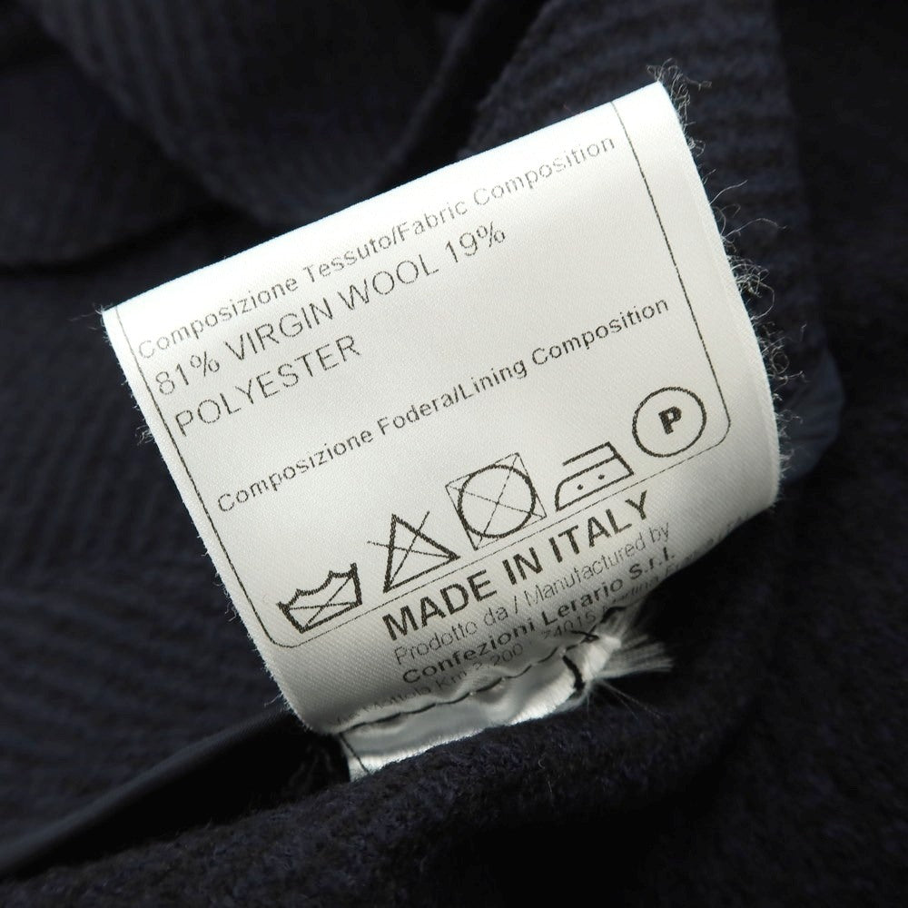 【中古】タリアトーレ TAGLIATORE TAKU ウールポリエステル ショートブルゾン ネイビー【 48 】【 状態ランクB 】【 メンズ 】