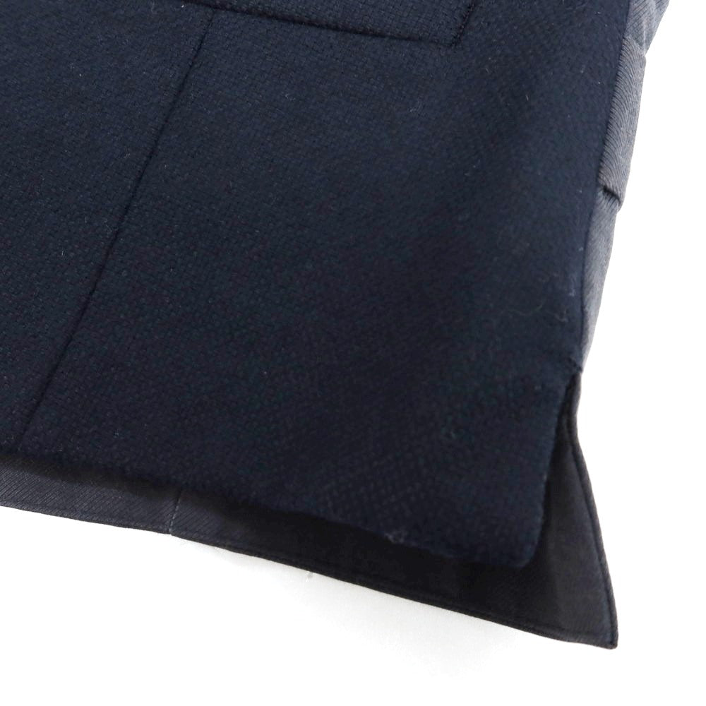 【中古】ラルディーニ LARDINI ウール ドレス系ジレ ベスト ネイビー【 50 】【 状態ランクB 】【 メンズ 】