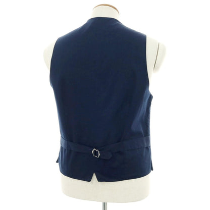 【中古】ラルディーニ LARDINI ウールナイロン ドレス系ジレ ベスト ネイビー【 48 】【 状態ランクB 】【 メンズ 】