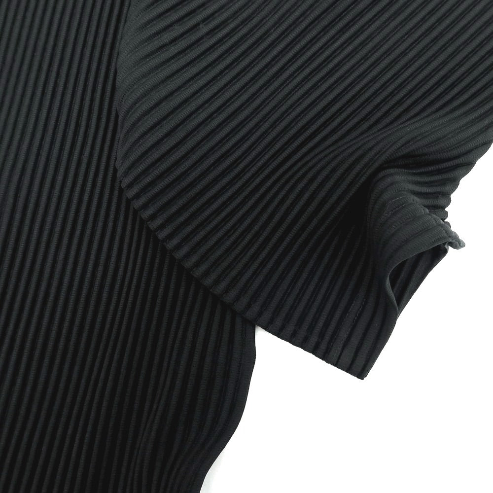 【中古】オム プリッセ イッセイミヤケ HOMME PLISSE ISSEY MIYAKE 2025年秋冬 ポリエステル系 プリーツ 長袖トップ ダークグレー【 表記なし（L位） 】【 状態ランクA 】【 メンズ 】