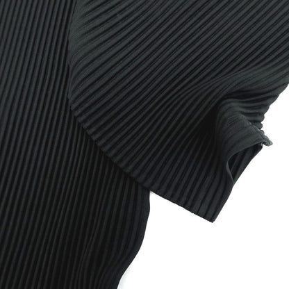【中古】オム プリッセ イッセイミヤケ HOMME PLISSE ISSEY MIYAKE 2025年秋冬 ポリエステル系 プリーツ 長袖トップ ダークグレー【 表記なし（L位） 】【 状態ランクA 】【 メンズ 】