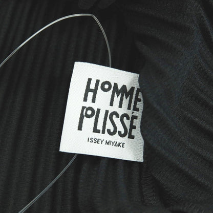 【中古】オム プリッセ イッセイミヤケ HOMME PLISSE ISSEY MIYAKE 2025年秋冬 ポリエステル系 プリーツ 長袖トップ ダークグレー【 表記なし（L位） 】【 状態ランクA 】【 メンズ 】