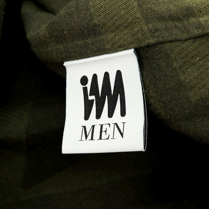 【中古】アイム メン IM MEN 2025年秋冬 コットン系 カットジャカード カジュアルシャツ オリーブ【 表記なし（L位） 】【 状態ランクA 】【 メンズ 】