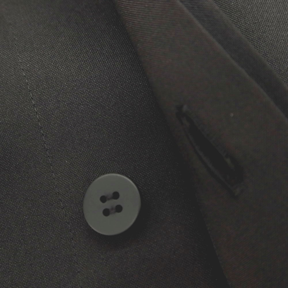 【中古】アイム メン IM MEN 2025年秋冬 ポリエステル系 スタンドカラー カジュアルシャツ ブラック【 表記なし（L位） 】【 状態ランクA 】【 メンズ 】