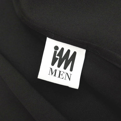 【中古】アイム メン IM MEN 2025年秋冬 ポリエステル系 スタンドカラー カジュアルシャツ ブラック【 表記なし（L位） 】【 状態ランクA 】【 メンズ 】