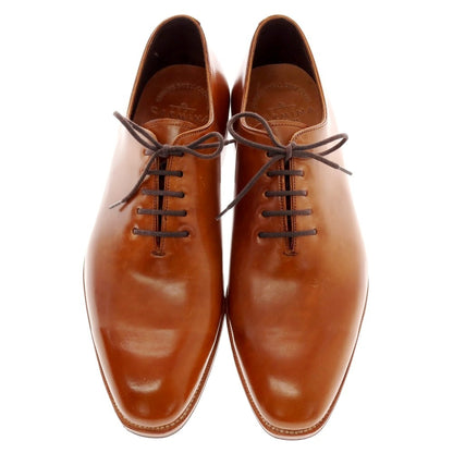 【中古】【未使用】カルミナ CARMINA RAIN シェルコードバン ホールカット ドレスシューズ ライトブラウン【 7 】【 状態ランクS 】【 メンズ 】