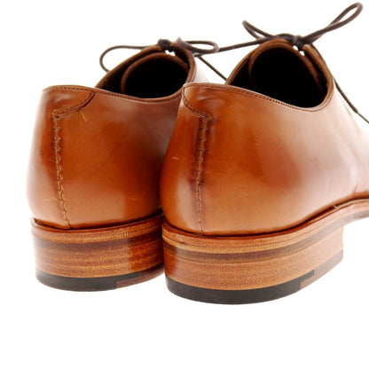 【中古】【未使用】カルミナ CARMINA RAIN シェルコードバン ホールカット ドレスシューズ ライトブラウン【 7 】【 状態ランクS 】【 メンズ 】