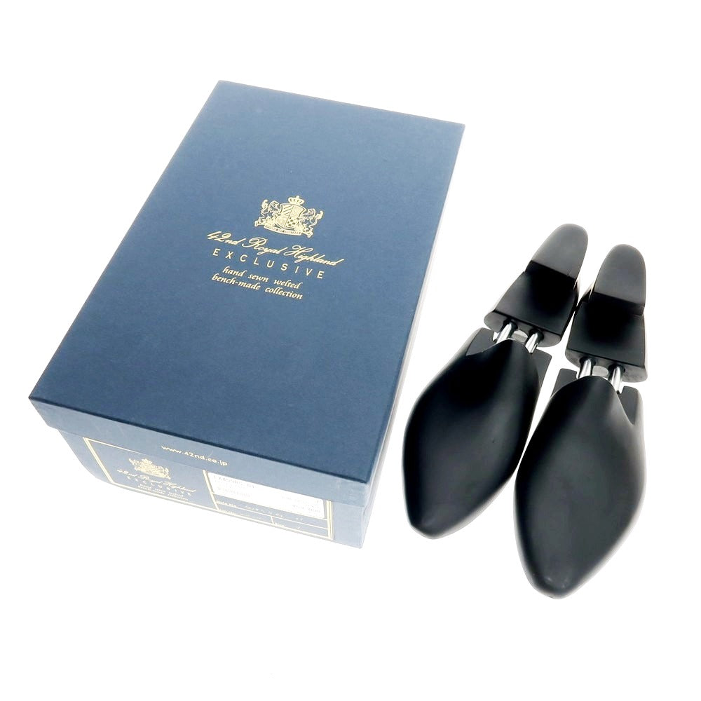 【中古】フォーティーセカンド ロイヤルハイランド 42ND ROYAL HIGHLAND ハンドソーンウォルテッド Uチップ ドレスシューズ ブラック【 サイズ7 】【 状態ランクB 】【 メンズ 】 [APD]