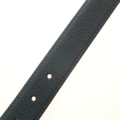 【中古】ティベリオフェレッティ TIBERIO FERRETTI 型押しレザー ベルト ネイビーxシルバー【 80 】【 状態ランクB 】【 メンズ 】