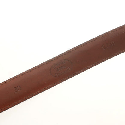 【中古】ブルックスブラザーズ Brooks Brothers コードバン レザー ベルト ブラウンxシルバー【 30 】【 状態ランクB 】【 メンズ 】