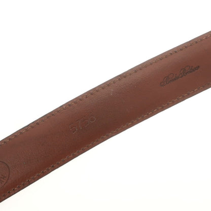 【中古】ブルックスブラザーズ Brooks Brothers コードバン レザー ベルト ブラウンxシルバー【 30 】【 状態ランクB 】【 メンズ 】